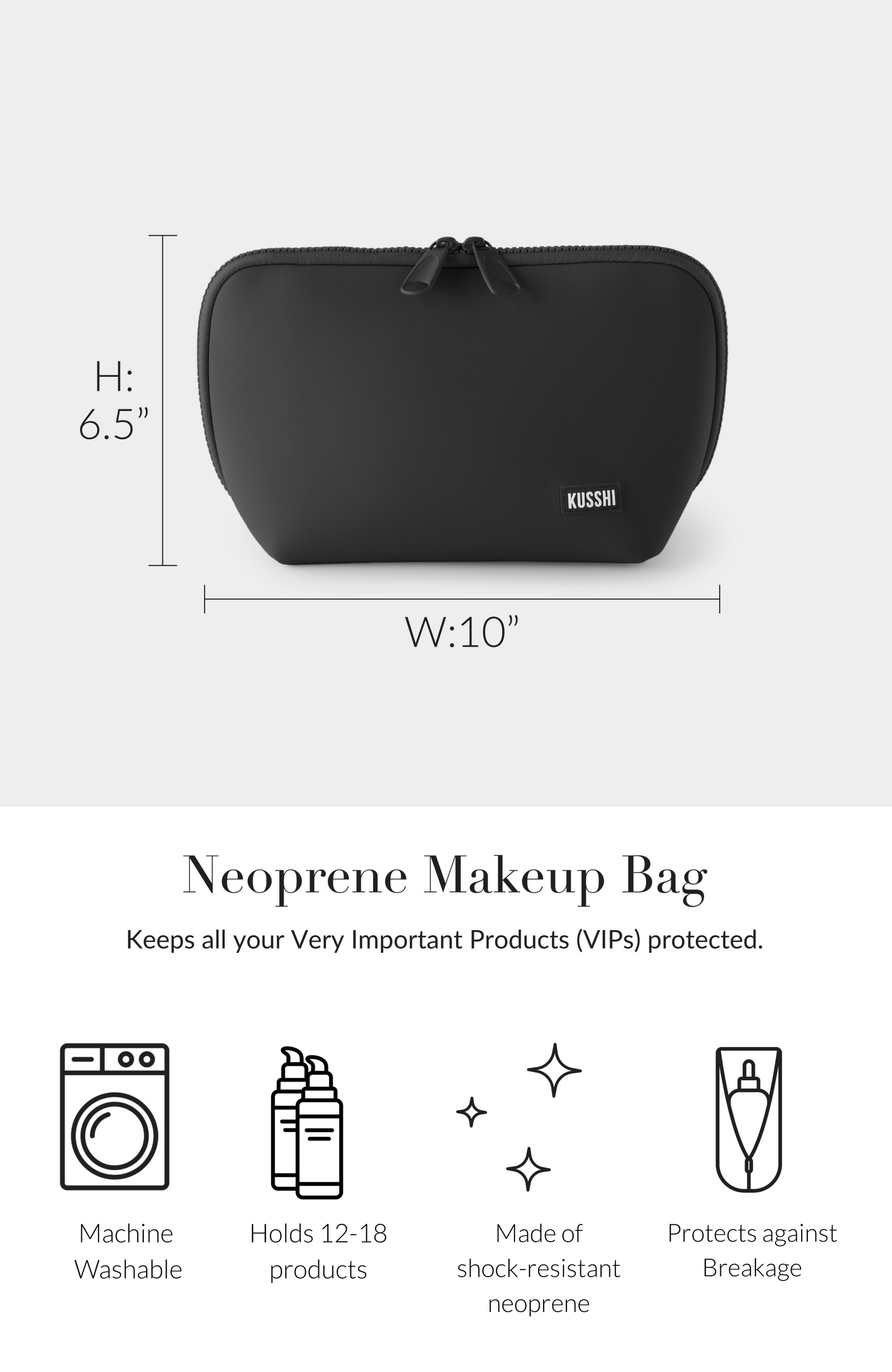 Neoprene Train Case