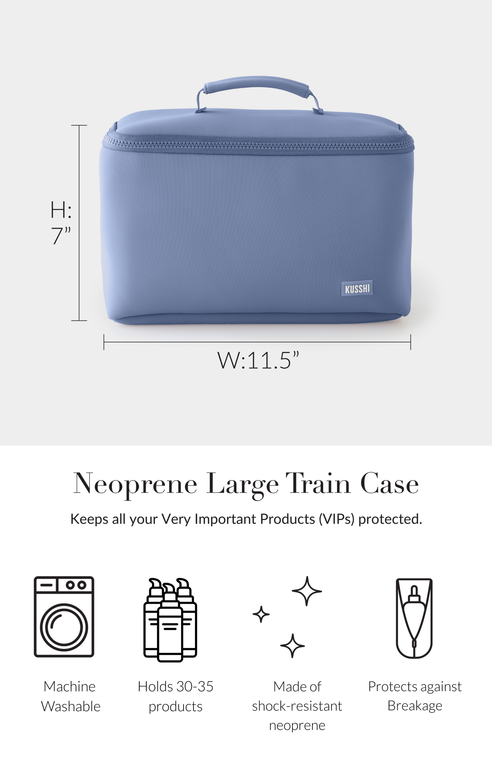 Neoprene Train Case