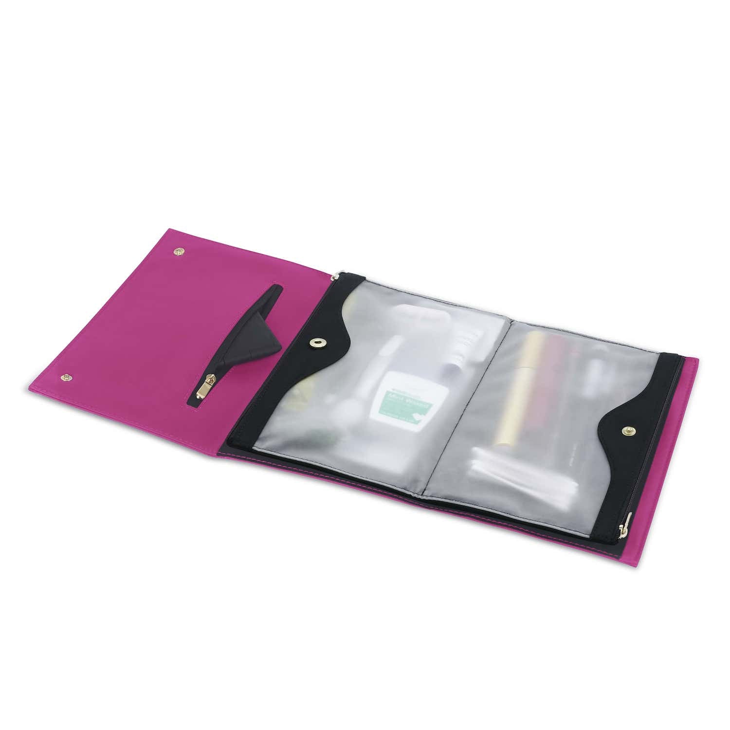 color: Pink Fabric+Double Pocket Organizer