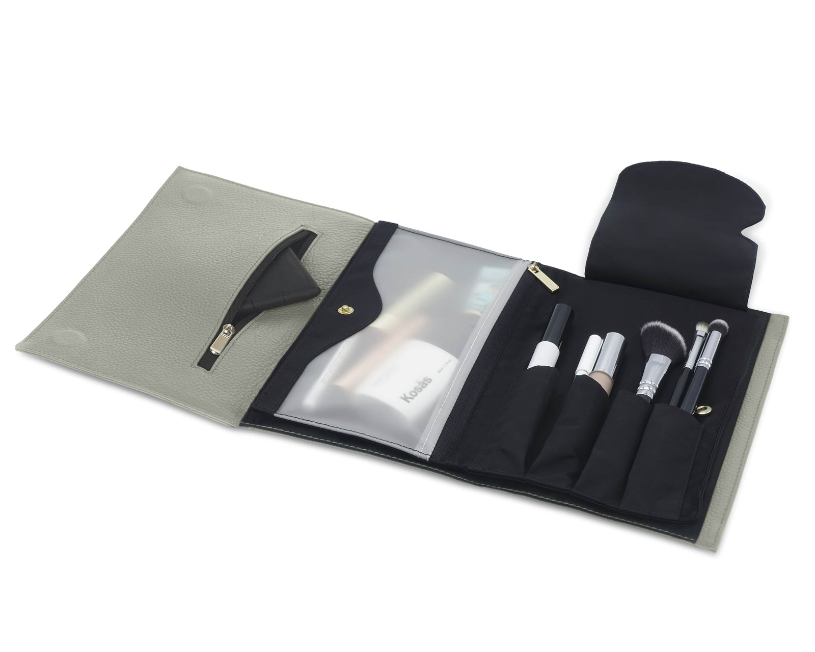 color: Mirror Vegan Leather+Pocket Organizer