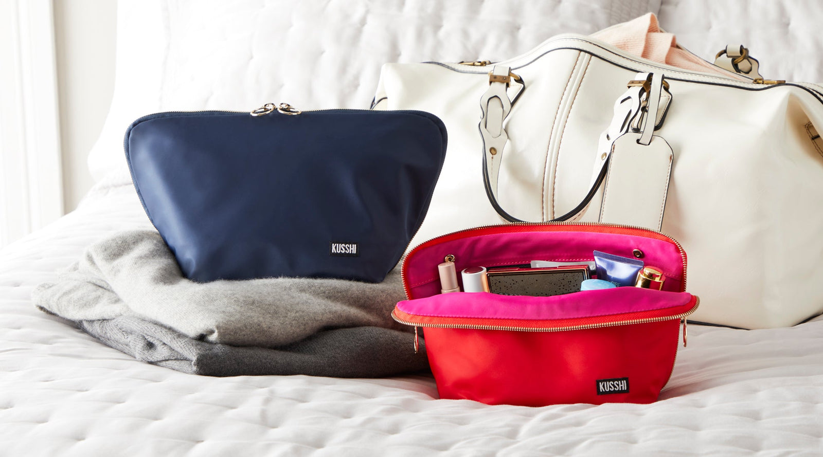 MEET THE ULTIMATE MAKEUP BAG