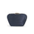 color: Everyday+ Luxurious Navy Leather with Pink Interior; alt: Everyday Small Size Makeup Bag | KUSSHI