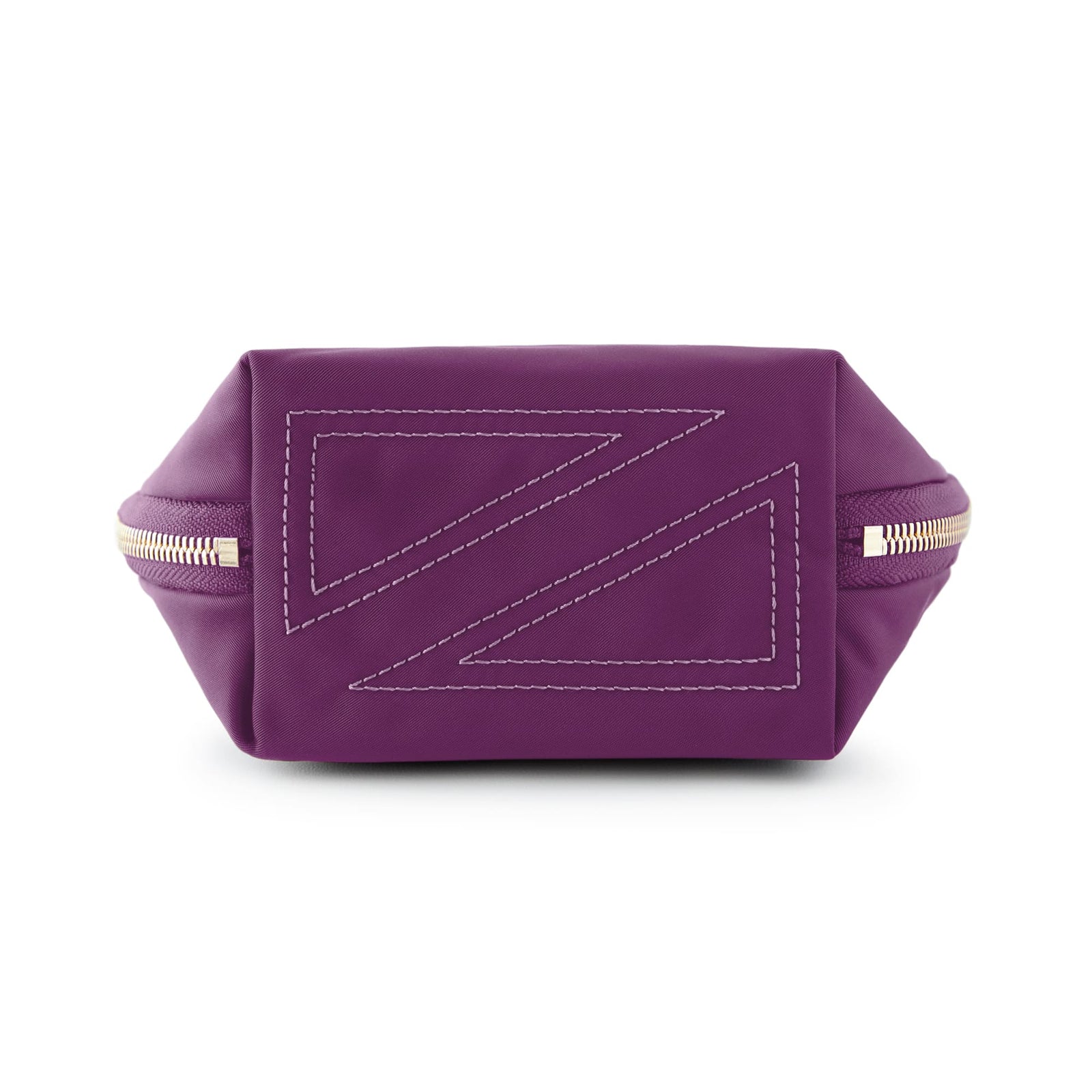 color: Garnet Fabric with Lilac Interior; alt: Everyday Small Size Makeup Bag | KUSSHI