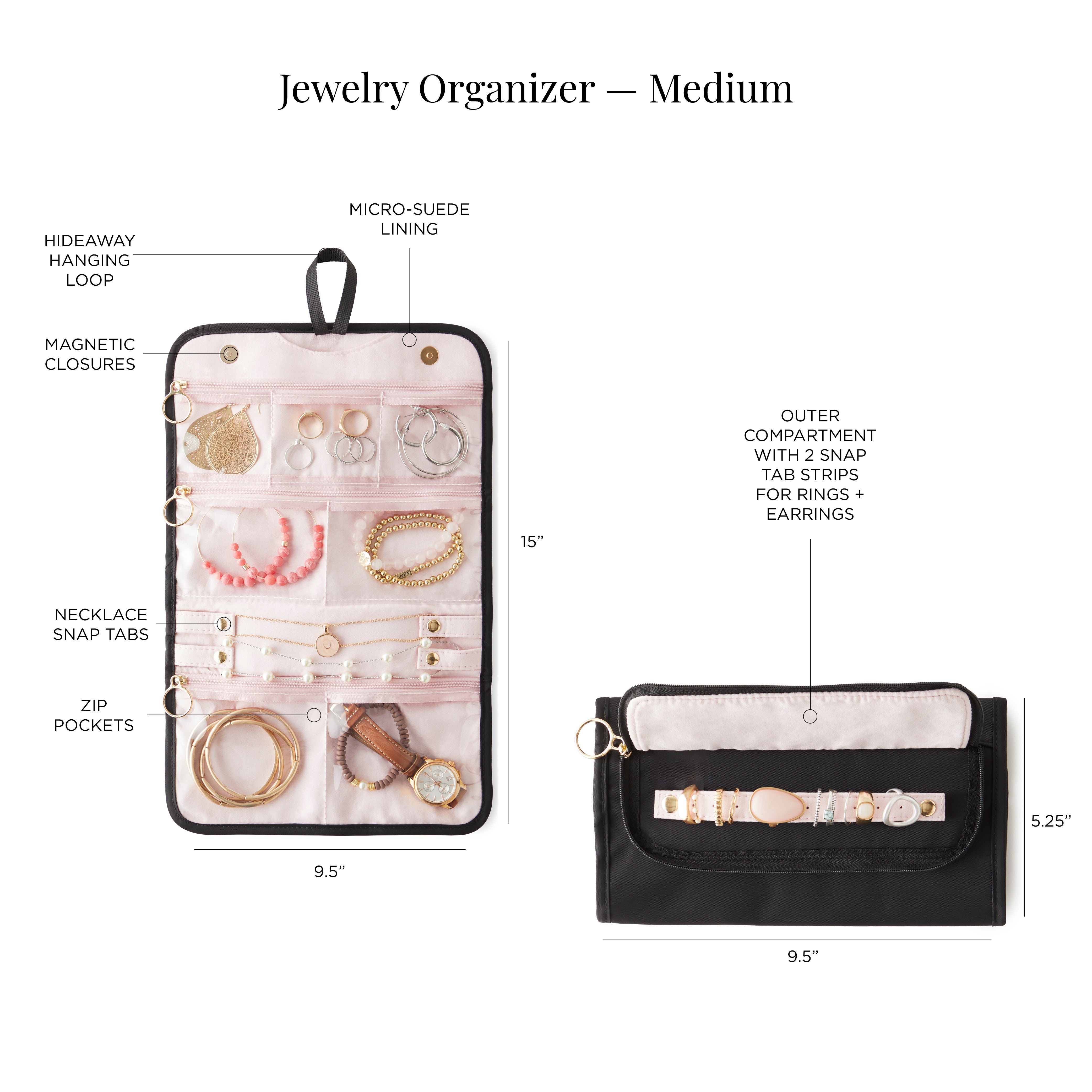color: Medium; alt: Medium Size Jewelry Organizer | KUSSHI