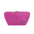 color: Bubble Gum Pink Fabric with Orange interior; alt: Signature Medium Makeup Bag | KUSSHI