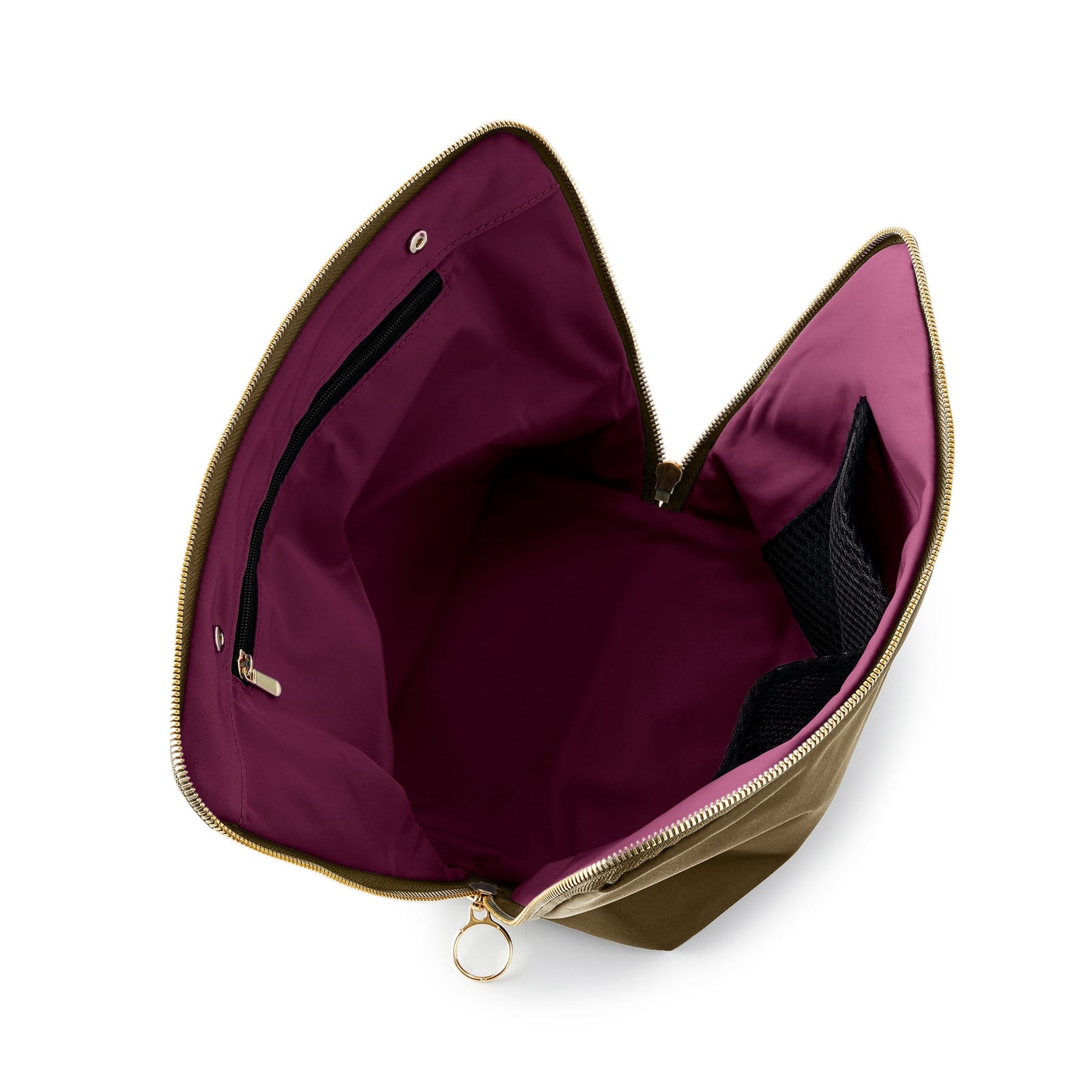 Metallic Bronze Leather with Bordeaux Interior