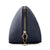 color: all+ Luxurious Navy Leather with Pink Interior; alt: Signature Medium Size Makeup Bag | KUSSHI