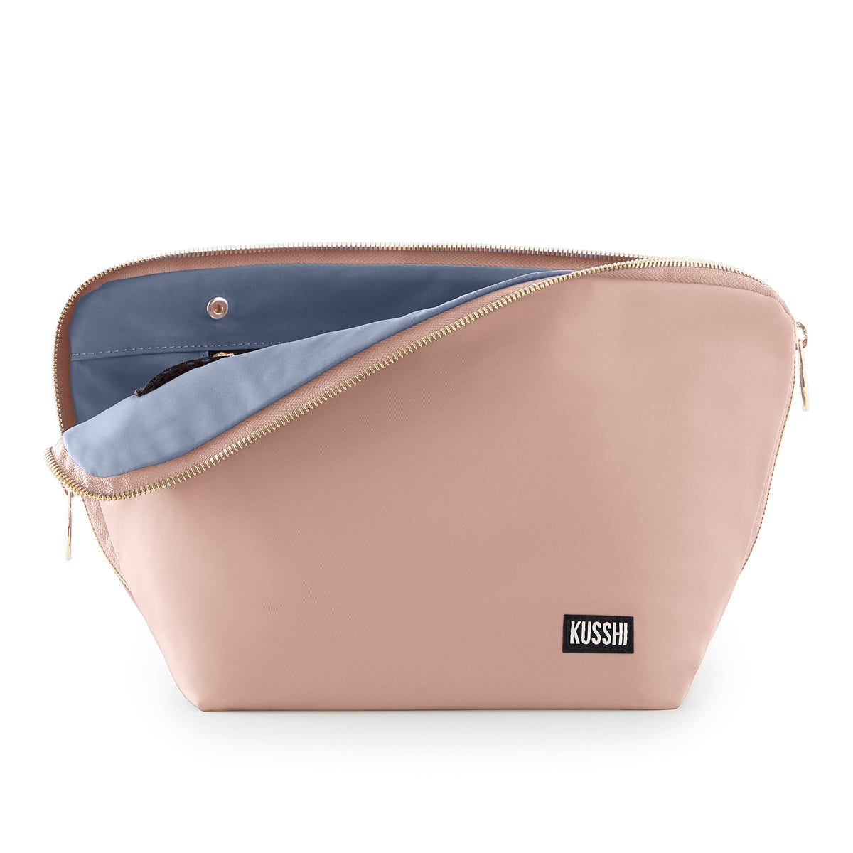 desi perkins travel makeup bag Kusshi Vacationer Makeup Bag in Sweet Pea Pink/Pistachio at Nordstrom