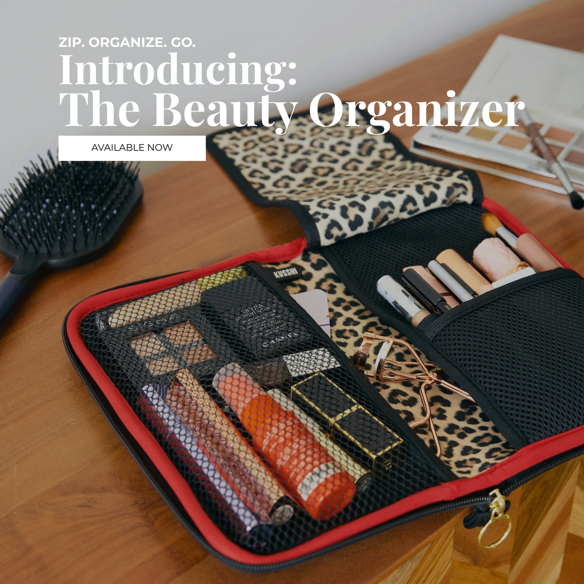 Travel Makeup Bags & Washable Makeup Bags with Compartments