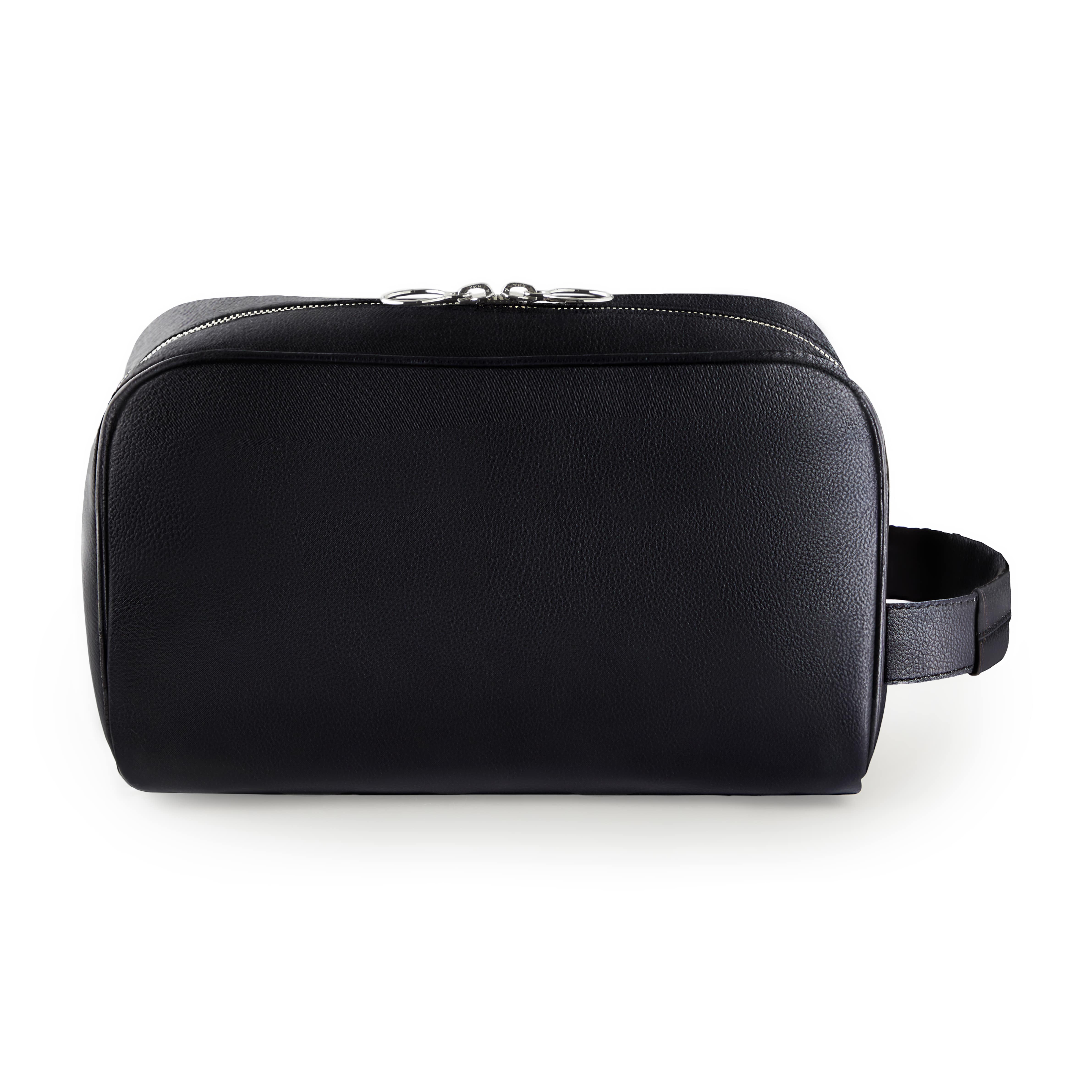 Dopp Kit Bag | Travel Toiletry Bag in Leather and Luxury Nylon for