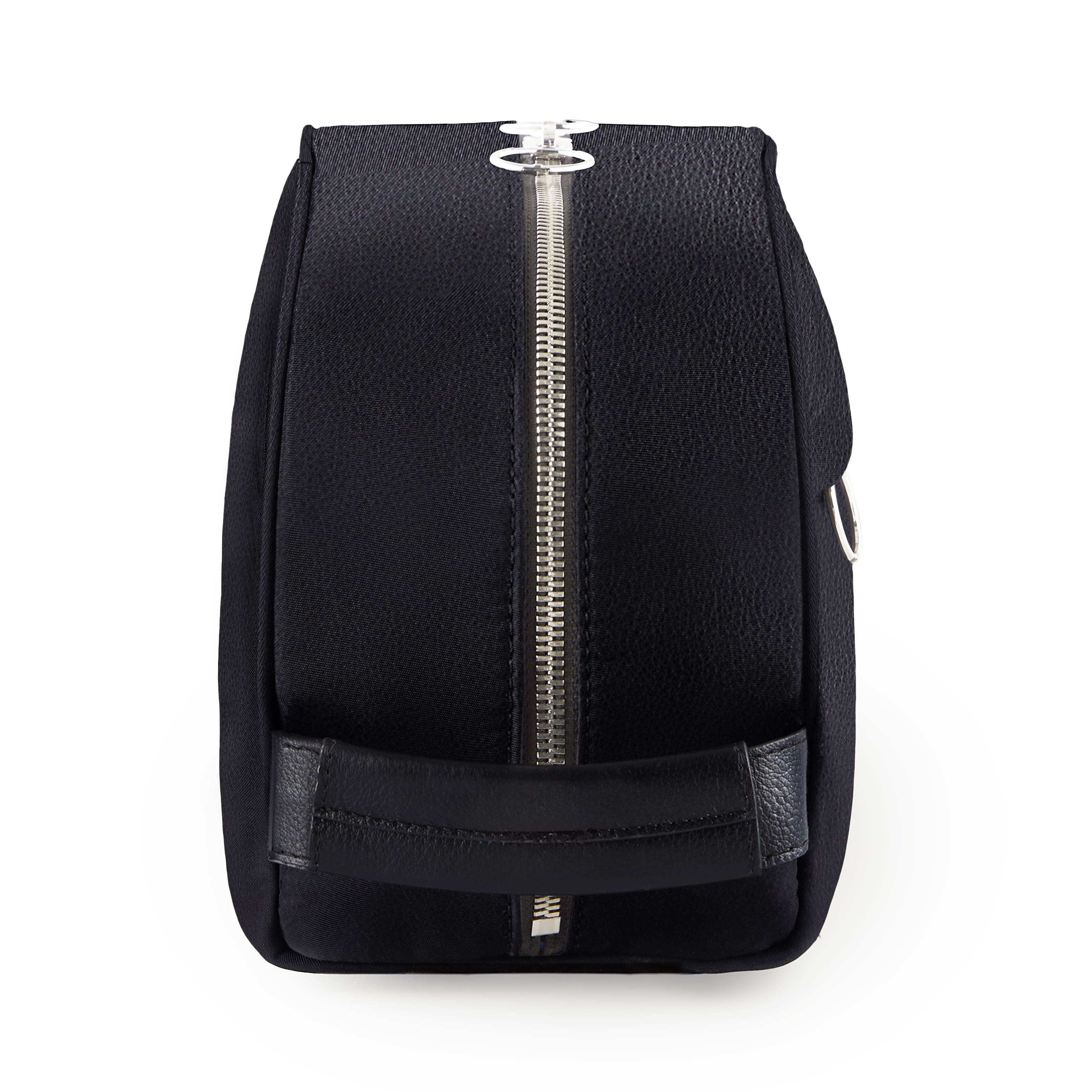 Dopp Kit Bag | Travel Toiletry Bag in Leather and Luxury Nylon for