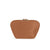 color: Camel Leather with Light Navy Interior; alt: Everyday Small Size Makeup Bag | KUSSHI