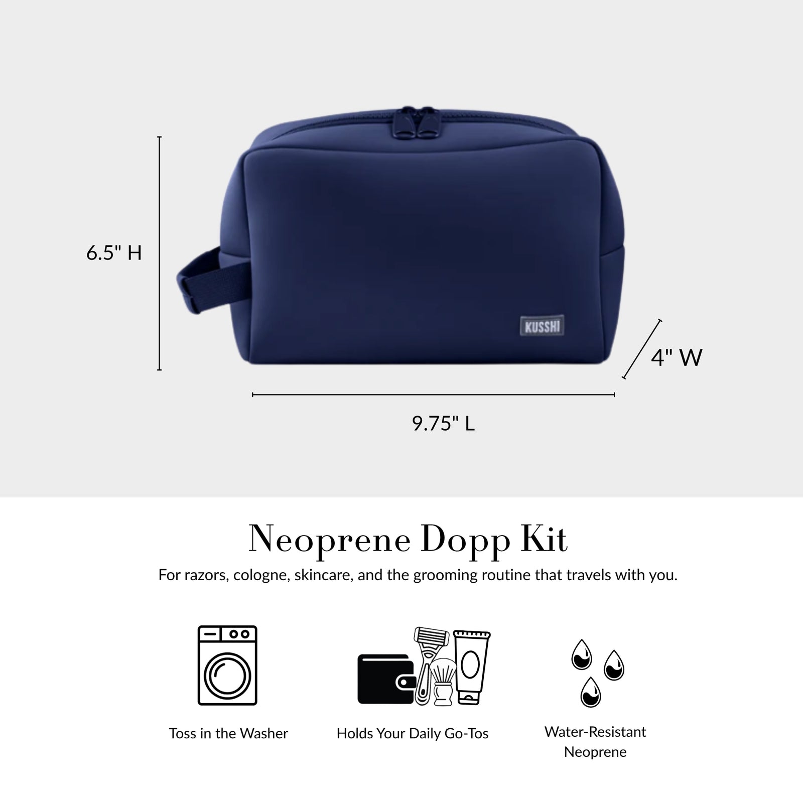 Neoprene Dopp Kit