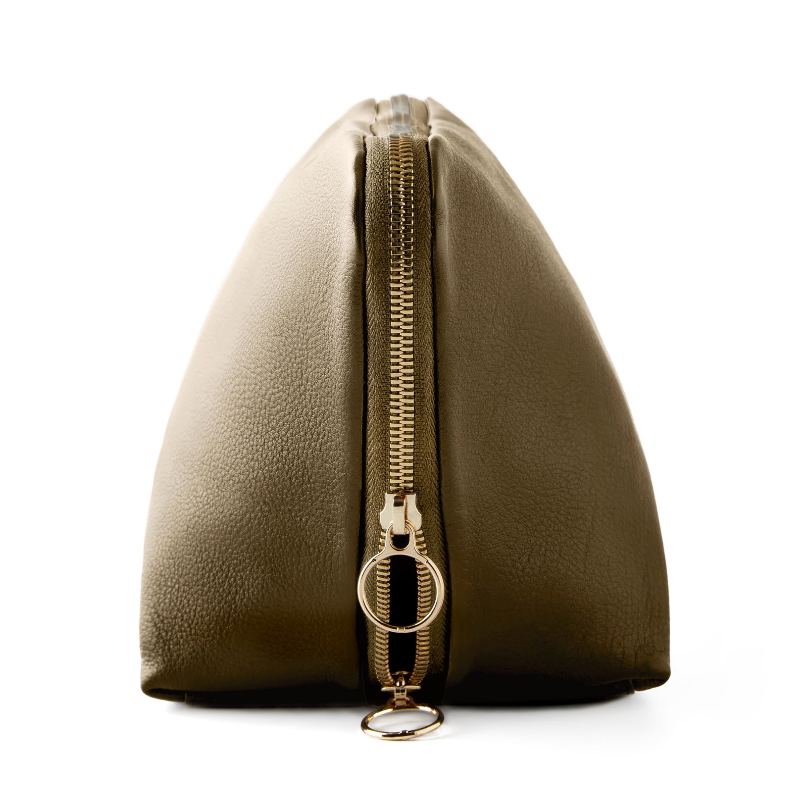 Metallic Bronze Leather with Bordeaux Interior