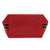 color: Candy Apple Red Fabric with Leopard Interior; alt: Signature Medium Size Makeup Bag | KUSSHI