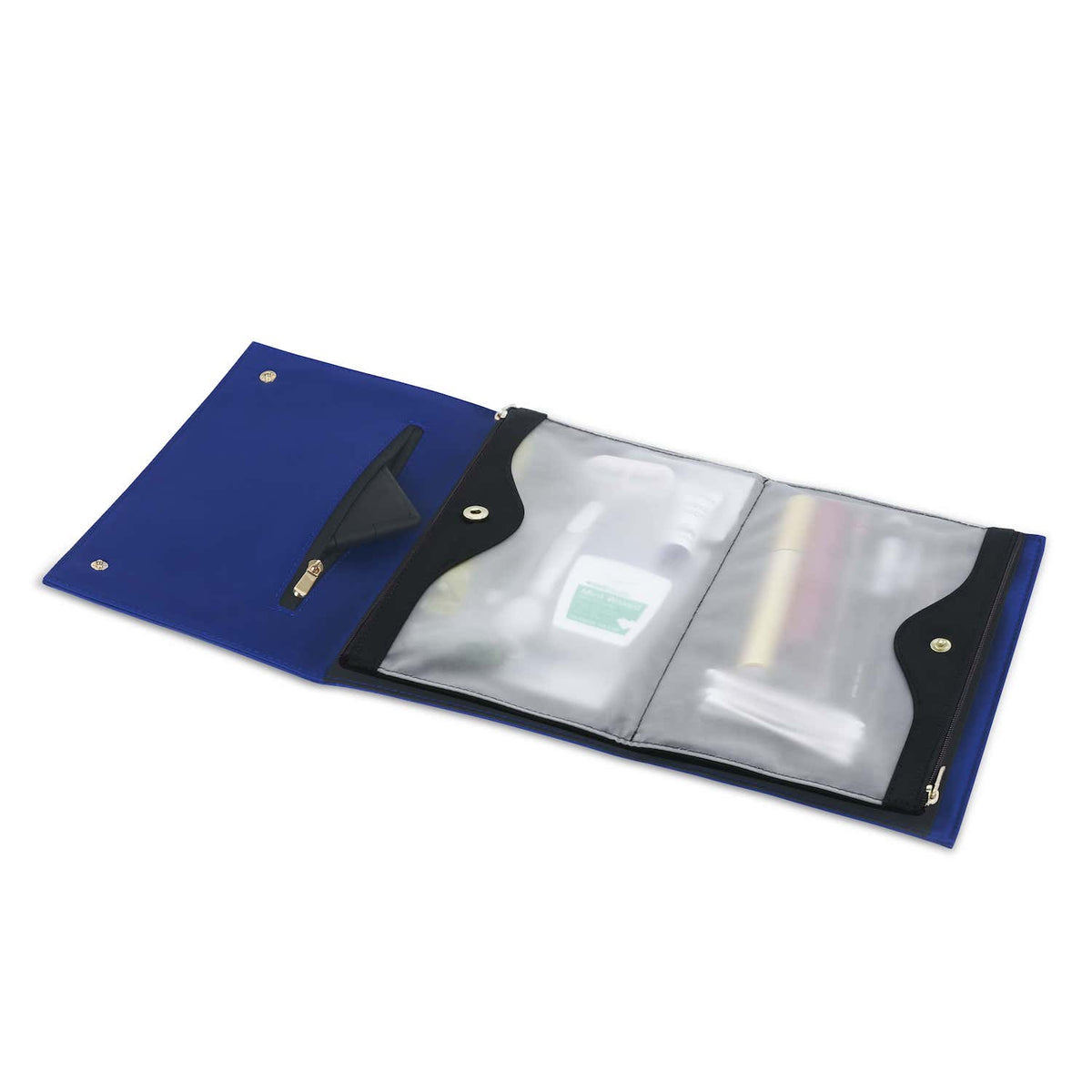 color: Royal Blue Fabric+Double Pocket Organizer