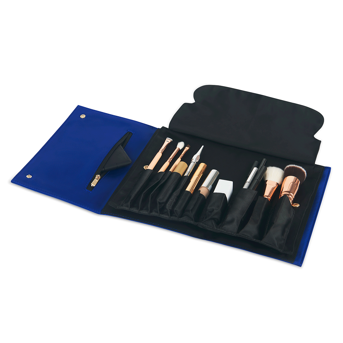 color: Royal Blue Fabric+Brush Organizer