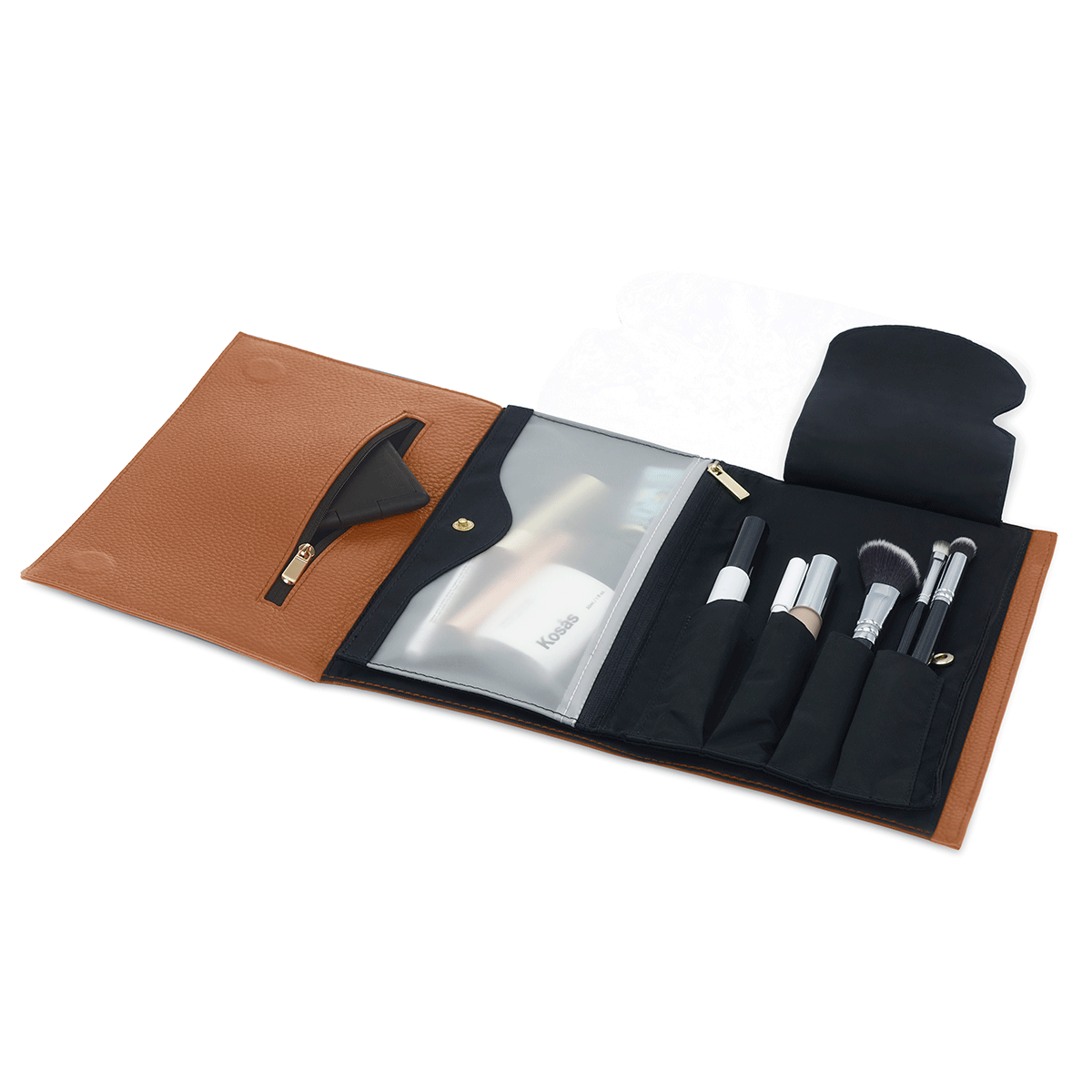 color: Camel Leather+Pocket Organizer