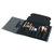 color: Steel Grey Fabric+Brush Organizer