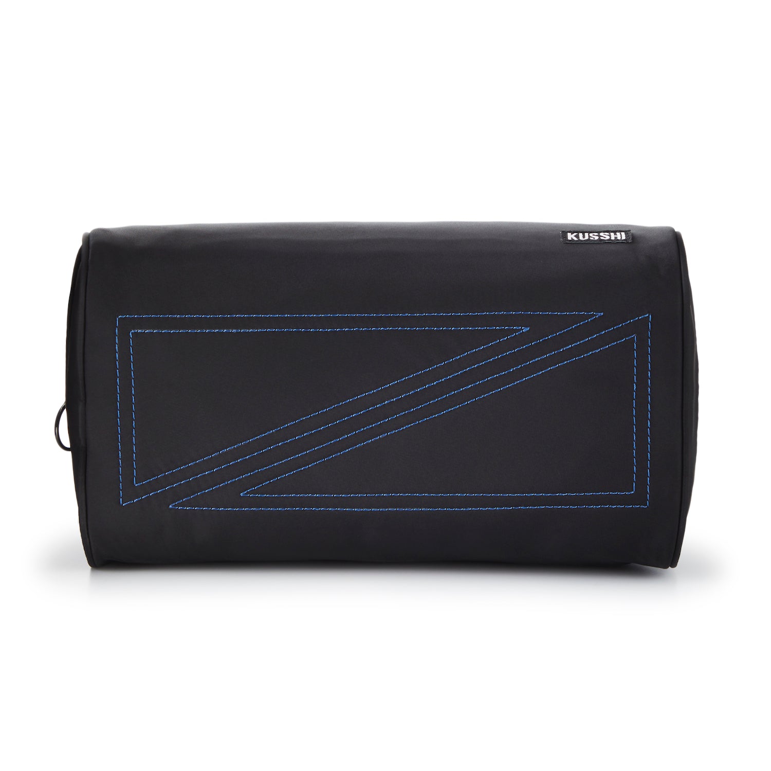 color: Satin Black Fabric with Cool Blue Interior