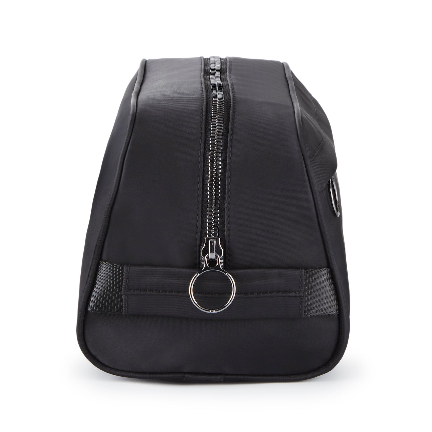 color: Satin Black Fabric with Cool Blue Interior