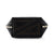 color: Satin Black Fabric with Leopard Interior; alt: Everyday Small Size Makeup Bag | KUSSHI