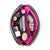 color: Luxurious Black Leather with Pink Interior; alt: Everyday Small Size Makeup Bag | KUSSHI