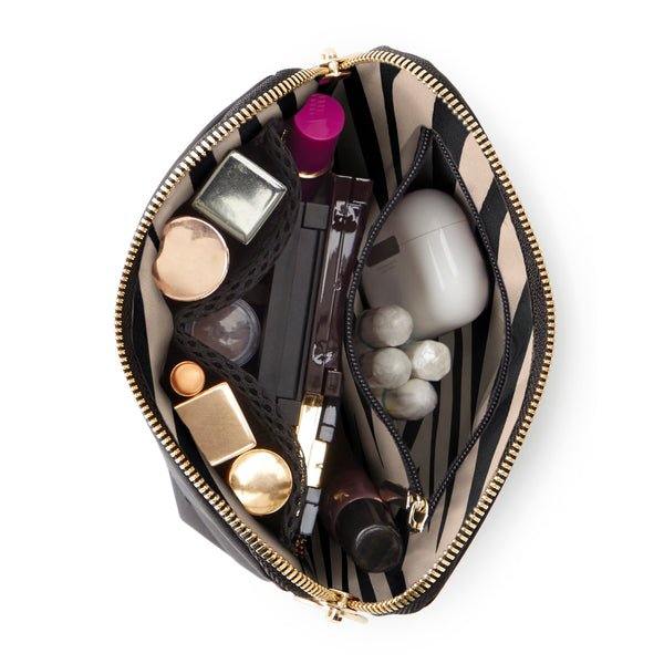 color: Everyday + Luxurious Black Leather with Zebra Interior