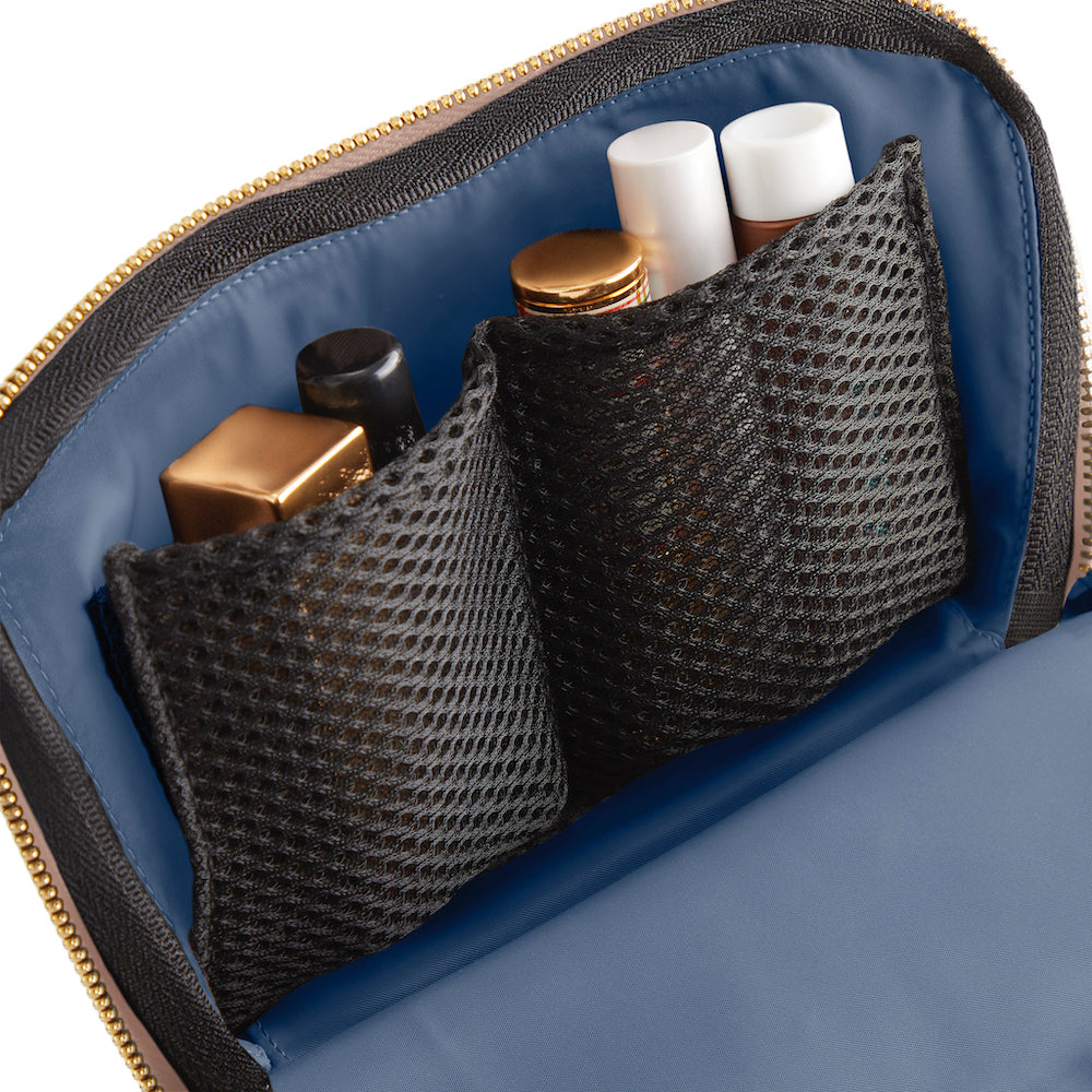 color: Cool Grey Interior; alt: Everyday Small Size Makeup Bag | KUSSHI