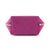 color: Pink Fabric with Teal Interior; alt: Everyday Small Size Makeup Bag | KUSSHI