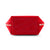 color: Candy Apple Red Fabric with Pink Interior; alt: Everyday Small Size Makeup Bag | KUSSHI
