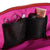 color: Candy Apple Red Fabric with Pink Interior; alt: Vacationer Large Size Makeup Bag | KUSSHI