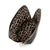 color: Luxurious Black Leather with Leopard Interior; alt: Signature Medium Size Makeup Bag | KUSSHI