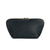 color: Luxurious Black Leather with Leopard Interior; alt: Signature Medium Size Makeup Bag | KUSSHI