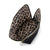 color: Satin Black Fabric with Leopard Interior; alt: Signature Medium Size Makeup Bag | KUSSHI