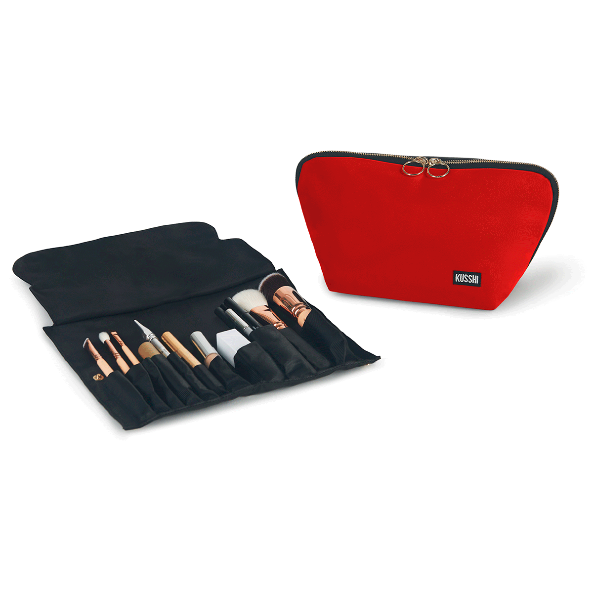 Signature Medium Makeup Bag and Makeup Brush Organizer | KUSSHI