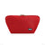 color: Candy Apple Red Fabric with Pink Interior; alt: Signature Medium Size Makeup Bag | KUSSHI