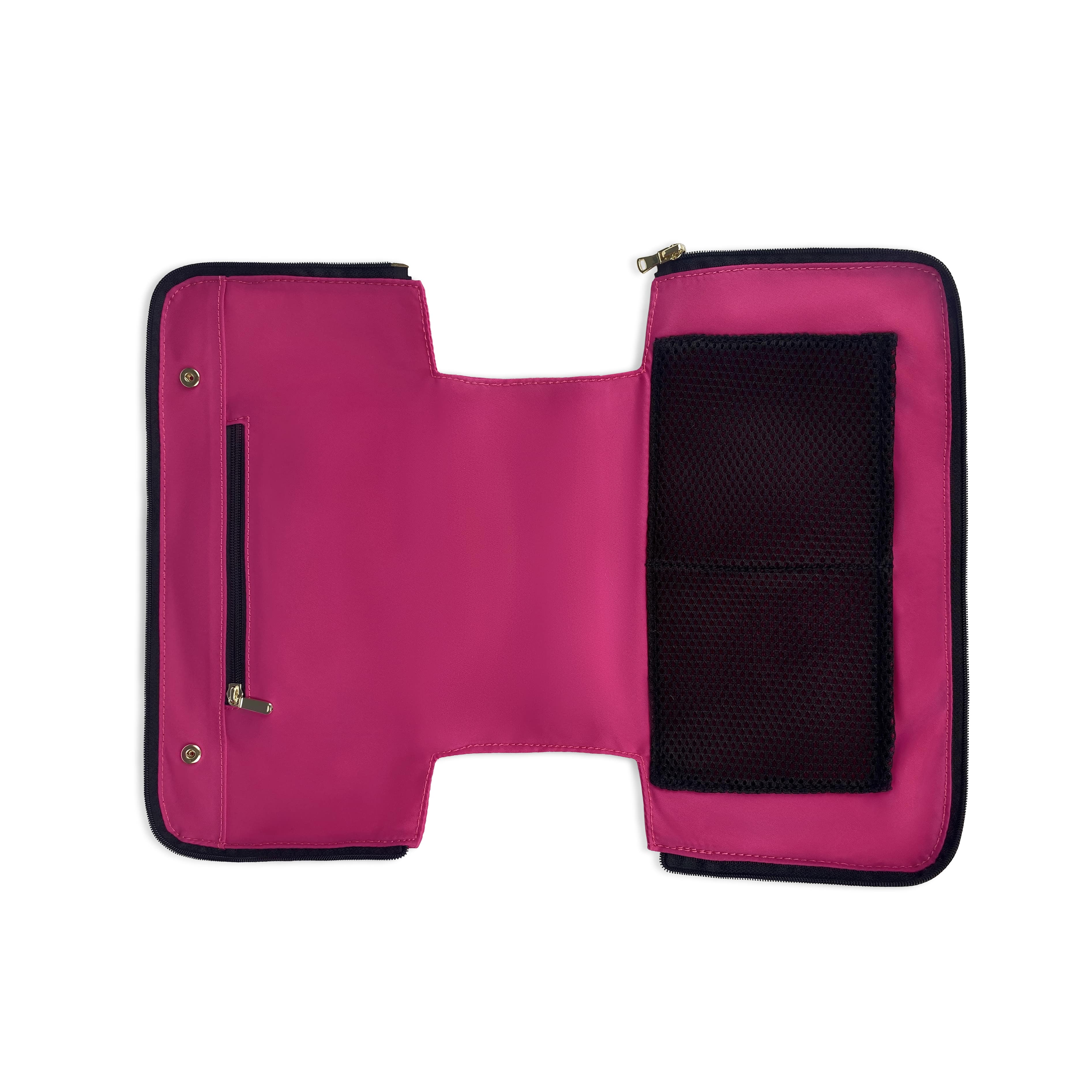  Five Star 2 Zipper Active Pencil Pouch (Pink