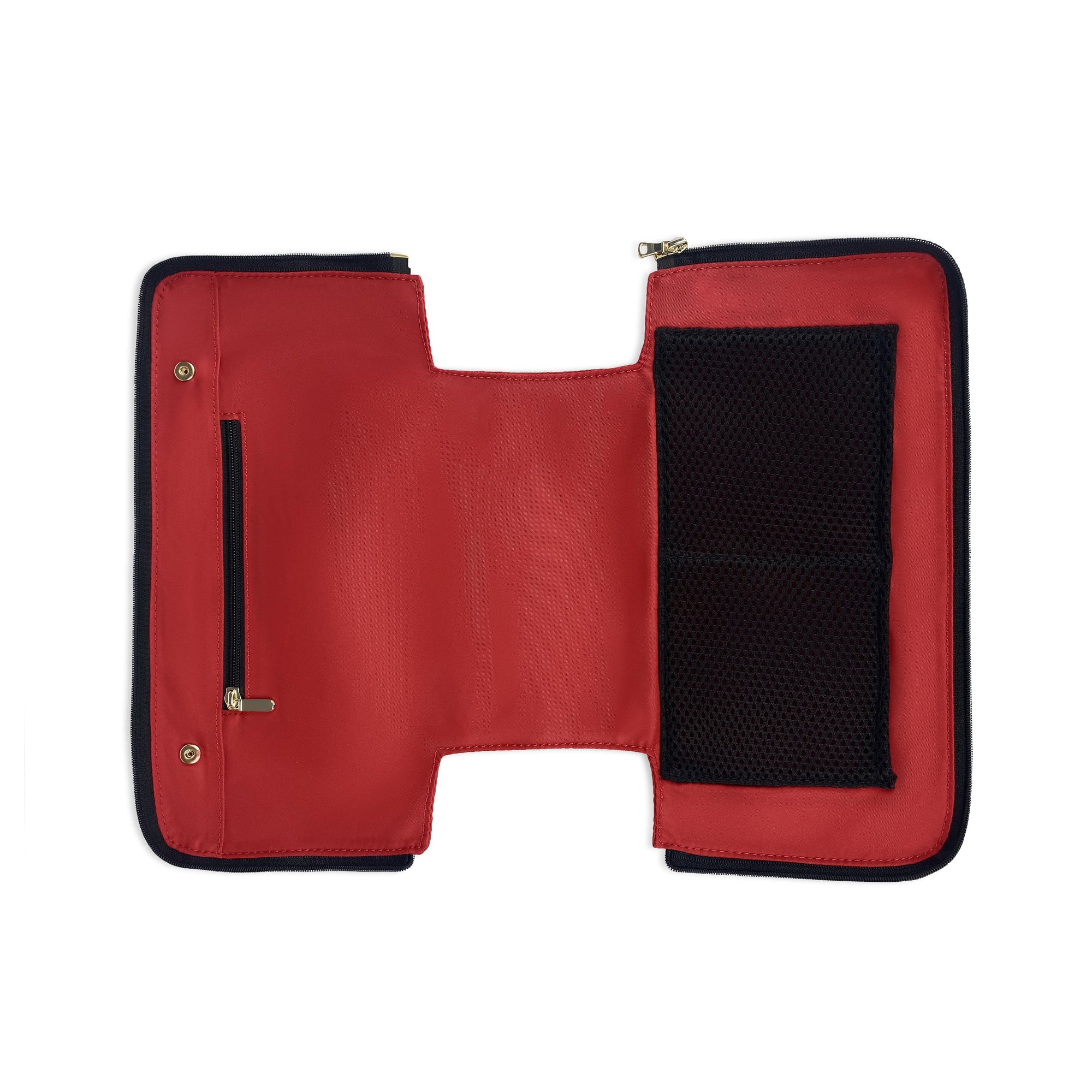 color: Signature+Red; alt: Signature Medium Makeup Bag Liner | KUSSHI