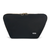 color: Satin Black Fabric with Leopard Interior; alt: Vacationer Large Size Makeup Bag | KUSSHI