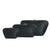 color: Luxurious Black Leather with Leopard Interior; alt: The Complete KUSSHI Set Makeup Bag | KUSSHI