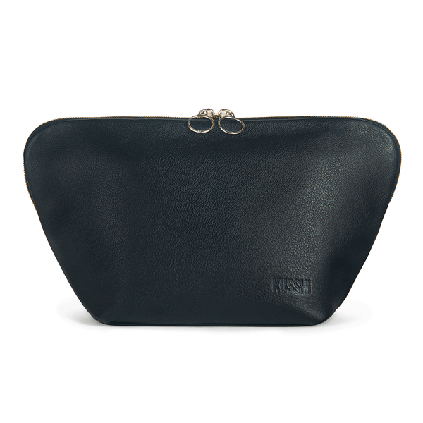 Vacationer Large Leather Makeup Bag | KUSSHI