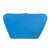 color: Electric Blue Fabric with Neon Pink Interior; alt: Vacationer Large Size Makeup Bag | KUSSHI