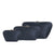 color: Luxurious Navy Leather with Pink Interior; alt: The Complete KUSSHI Set Makeup Bag | KUSSHI
