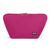 color: Pink Fabric with Teal Interior; alt: Vacationer Large Size Makeup Bag | KUSSHI