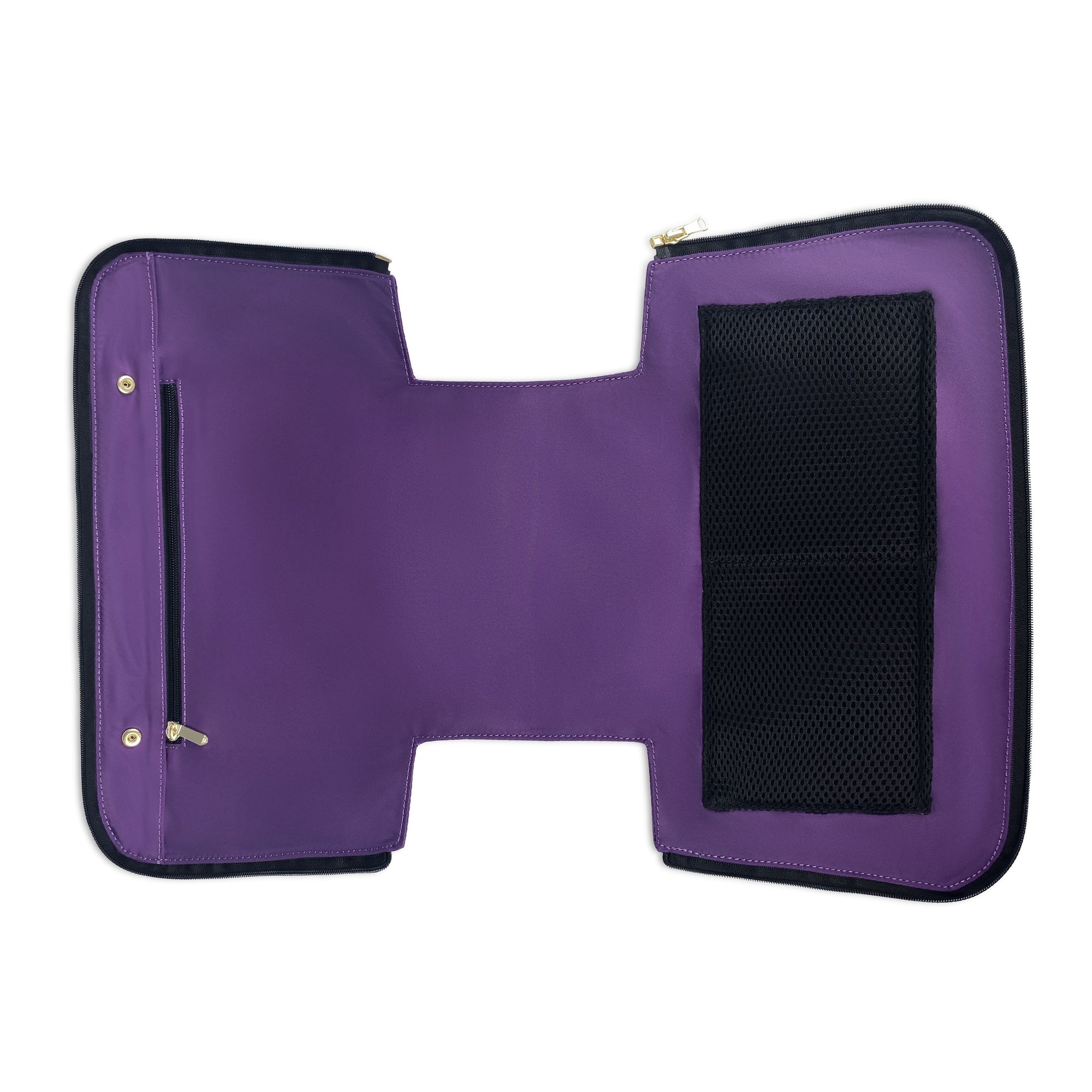 color: Vacationer+Purple; alt: Vacationer Large Makeup Bag Liner | KUSSHI