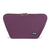 color: Plum Fabric with Dusty Rose Interior; alt: Vacationer Large Size Makeup Bag | KUSSHI