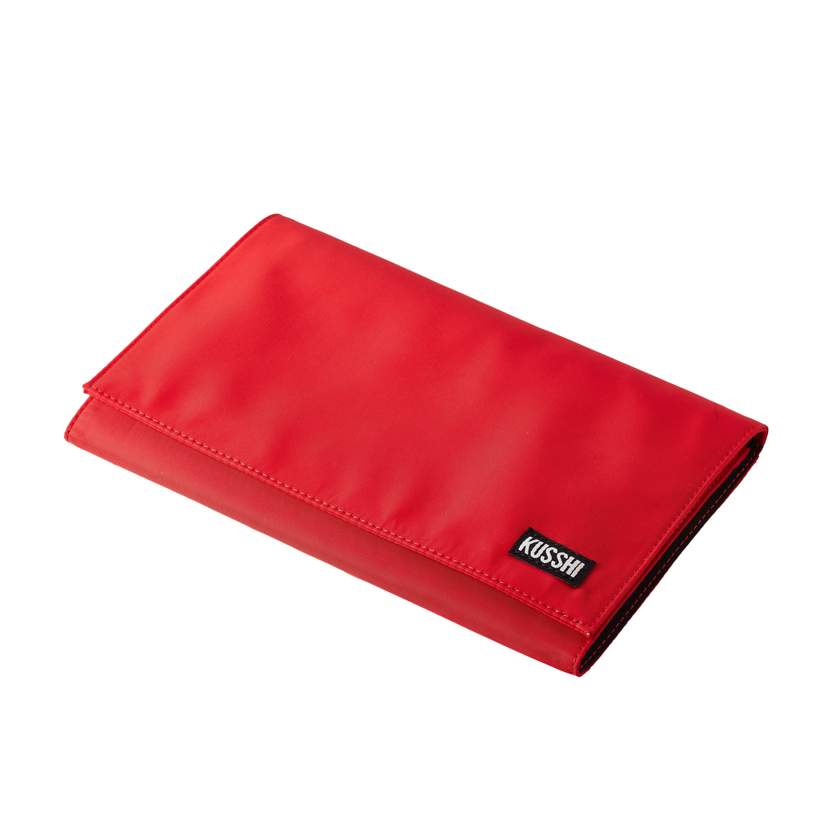 color: Candy Apple Red Fabric; alt: Candy Apple Red Clutch Cover | KUSSHI