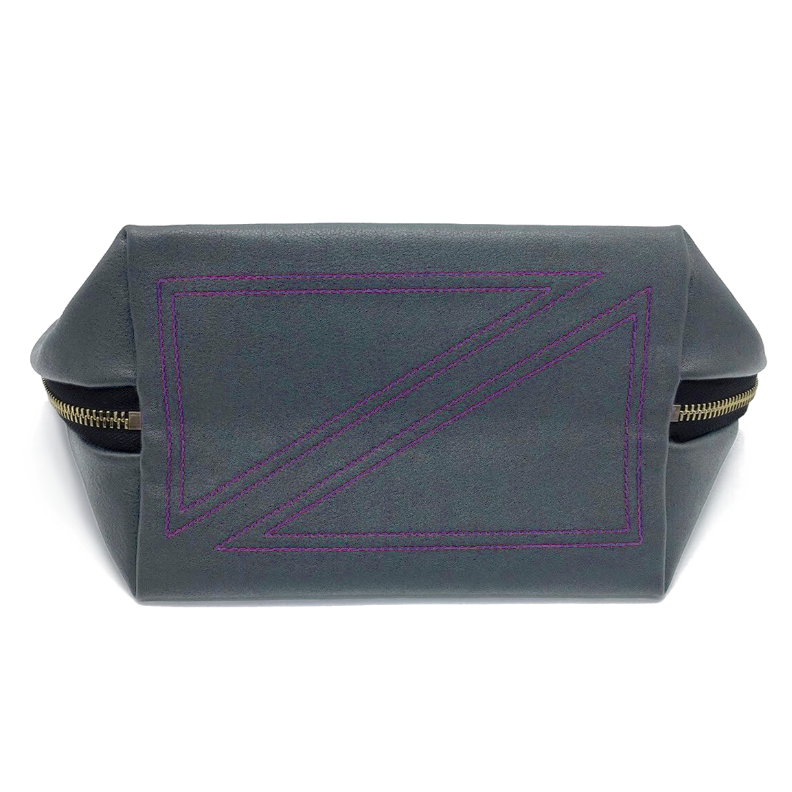 color: Purple Interior; alt: Vacationer Large Size Makeup Bag | KUSSHI