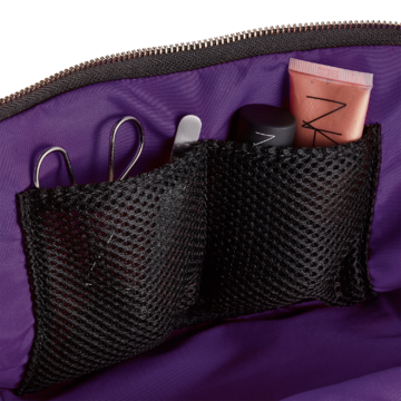 color: Purple Interior; alt: Signature Medium Size Makeup Bag | KUSSHI
